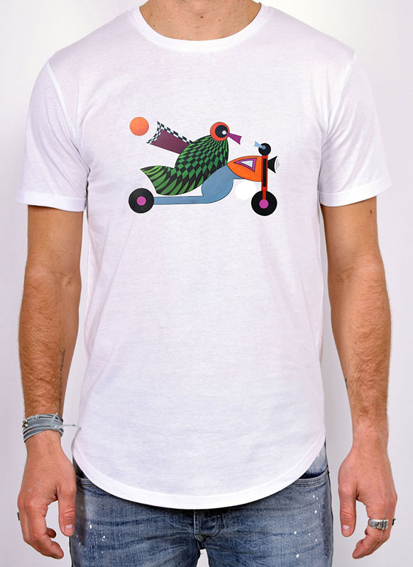 Tshirt Oiseau moto