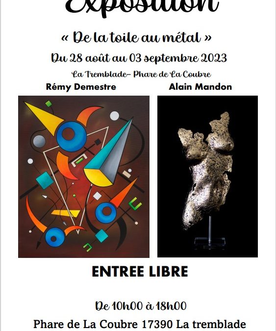 Exposition Phare de La Coubre du 28 août au 03 septembre 2023